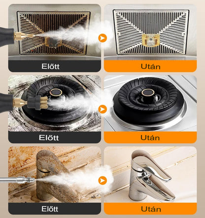 AlmivaHome™ 2500W Többfunkciós Gőztisztító – Otthoni és Profi Használatra